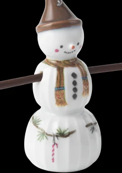 Kähler Hammershøi Christmas Snedreng hængende H7 hvid deko