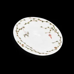 Kähler Hammershøi Christmas Ovalt bordfad hvid m. deko