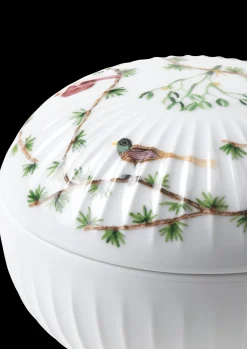 Kähler Hammershøi Christmas Bonbonniere Ø12 cm hvid m. deko