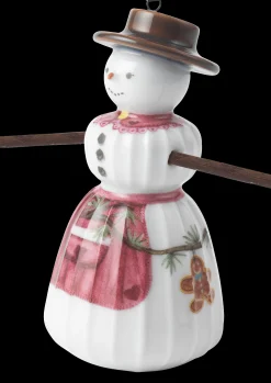 Kähler Hammershøi Christmas Snekone hængende H9 hvid m. deko