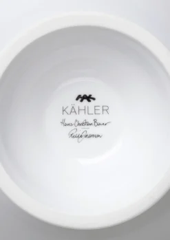 Kähler Hammershøi Christmas Opsats Ø16 cm hvid m. deko