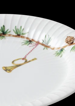 Kähler Hammershøi Christmas Tallerken Ø19 cm hvid m. deko