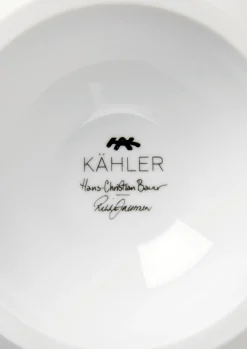 Kähler Hammershøi Poppy Opsats Ø16 cm hvid m. deko | Køb her