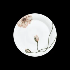 Kähler Hammershøi Poppy Tallerken hvid m. deko | Køb her