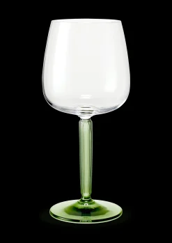 Kähler Hammershøi Rødvinsglas 49 cl grøn 2 stk. | Køb her