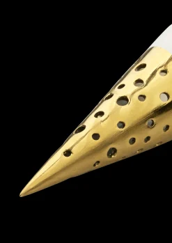 Kähler Kræmmerhus H15.5 cm i guld fra serien Nobili