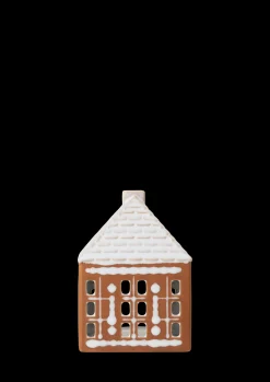 Kähler Lyshus lille i brun fra serien Gingerbread | Køb her