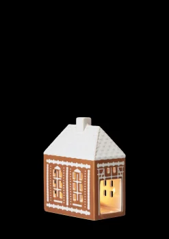 Kähler Lyshus mellem i brun fra serien Gingerbread | Køb her
