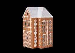 Kähler Lyshus stor i brun fra serien Gingerbread | Køb her