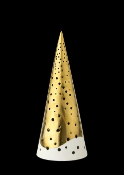 Kähler Nobili Fyrfadsstage høj H25.5 guld | Køb her