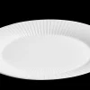 Kähler Ovalt serveringsfad 28.5x22.5 cm i hvid | Køb her