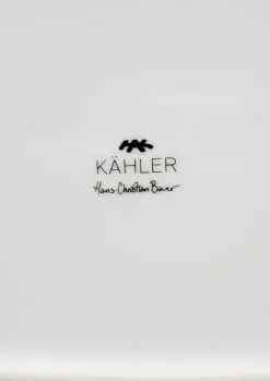 Kähler Ovnfast fad 39x29.5 cm i hvid fra serien Hammershøi