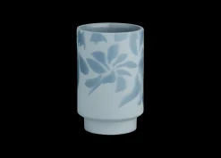 Kähler Vase H12.5 cm i blå fra serien Kabell | Køb her