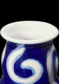 Kähler Vase H13 cm i blå fra serien Tulle | Køb her