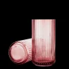 Lyngby Porcelæn Lyngby Vase burgundy mundblæst glas