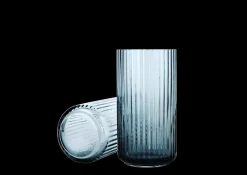Lyngby Porcelæn Lyngby Vase midnight blue mundblæst glas