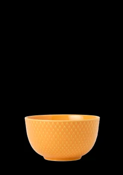 Lyngby Porcelæn Rhombe Color Skål Ø11 cm gul | Køb her