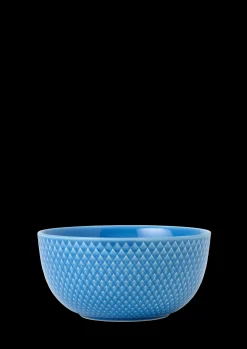 Lyngby Porcelæn Rhombe Color Skål Ø13 cm blå | Køb her