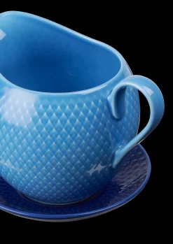 Lyngby Porcelæn Rhombe Color Saucekande 67 cl blå | Køb her