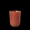 Lyngby Porcelæn Rhombe Color Krus 33 cl terracotta | Køb her