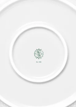 Lyngby Porcelæn Rhombe Serveringsskål Ø28 cm hvid | Køb nu