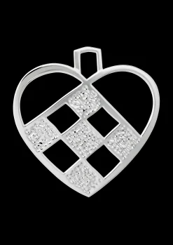 Rosendahl Flettet hjerte H12 i sølv fra serien Karen Blixen