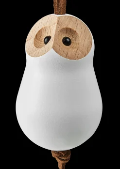 Rosendahl Forest Tales Ugle Ø4 cm blank hvid | Køb her