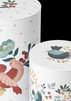 Rosendahl GC Cottage Opbevaringsdåse Ø10/Ø11 hvid m. deko