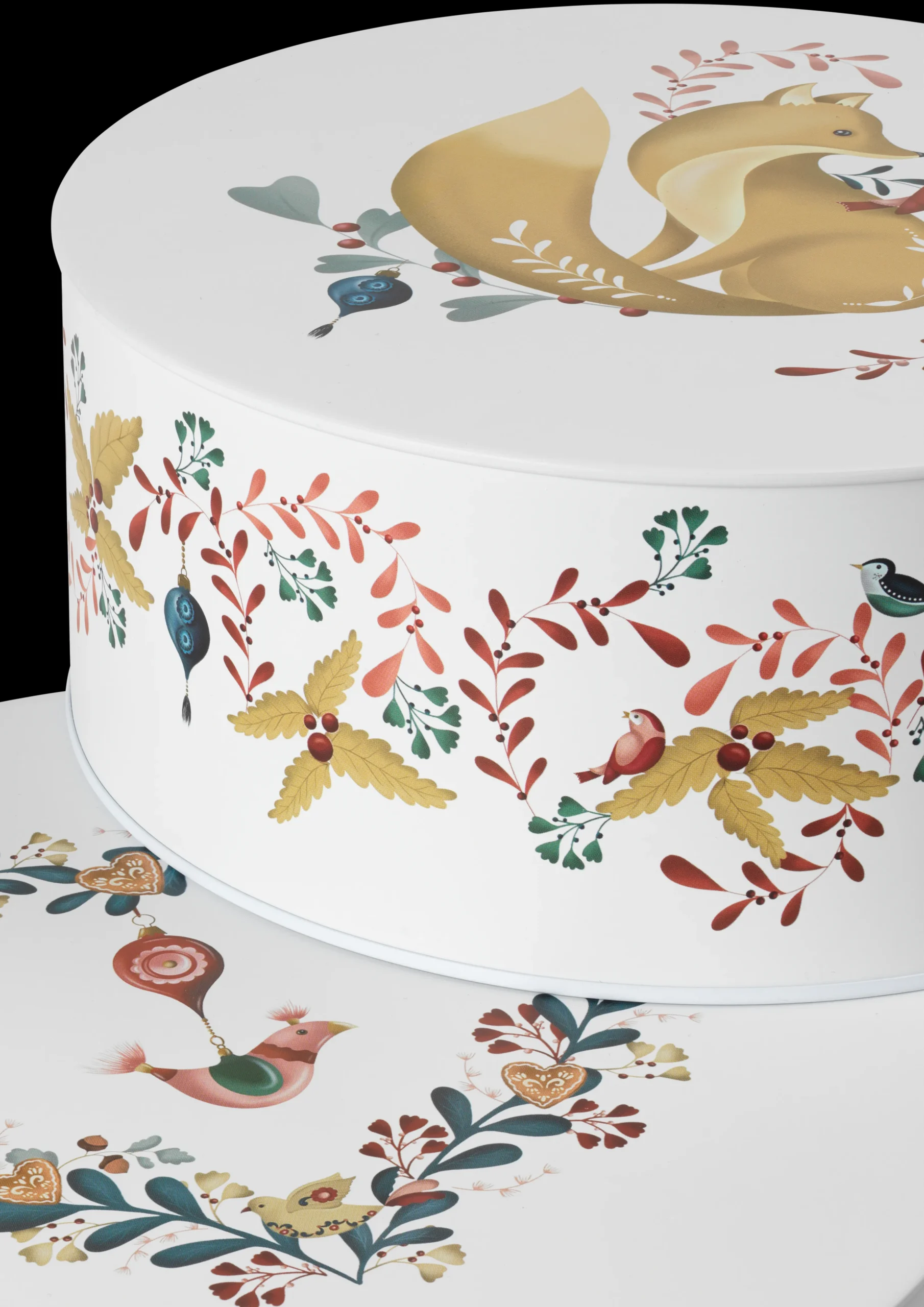 Rosendahl GC Cottage Opbevaringsdåse Ø20/Ø22 hvid m. deko