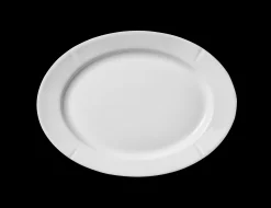 Rosendahl Grand Cru Oval tallerken 17.5x23.5 hvid | Køb her